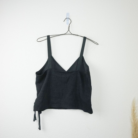 Madewell black Finale wrap front Tank Top - Picture 3 of 7